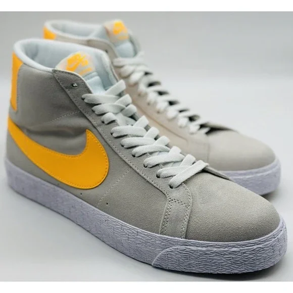 NEW Nike SB Zoom Blazer Mid Summit White Laser Orange 864349-110 Men's Multi - Picture 3 of 6
